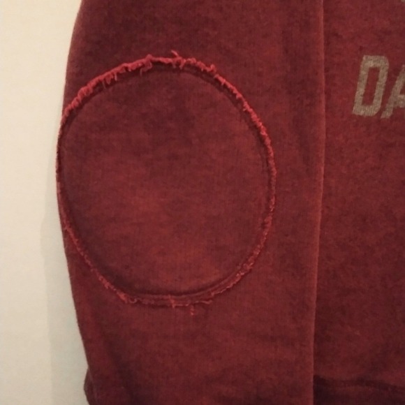 Buffalo David Bitton-crew neck pullover sweatshirt size xl burgundy color - Picture 11 of 11